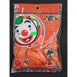 Globo Payaso 9 Color Naranja
