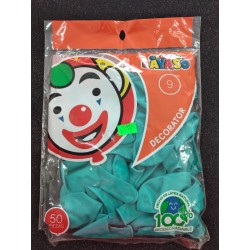Globo Payaso 9 Color Turquesa