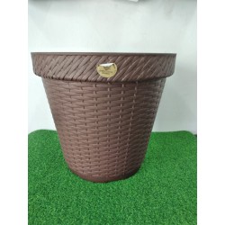 Maceta Rattan Redonda D30.5.