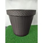 Maceta Rattan Redonda D30.5.