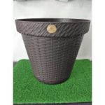 Maceta Rattan Redonda D34.5