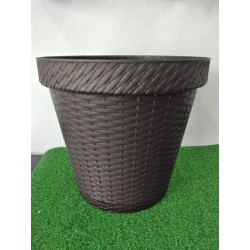 Maceta Rattan Redonda D30.5.